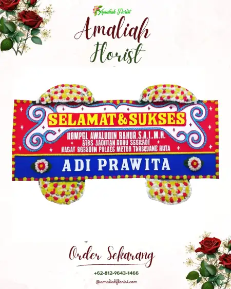 Papan Bunga Ucapan Selamat Jimbe